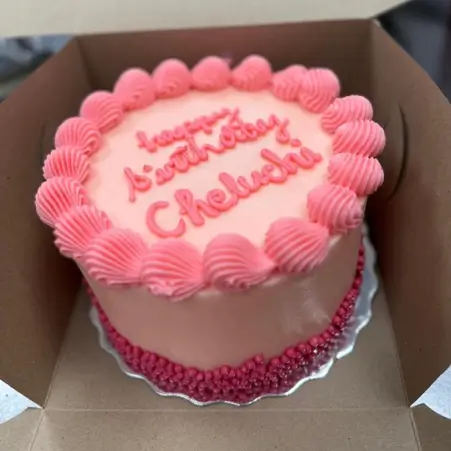Double layer custom cheesecake